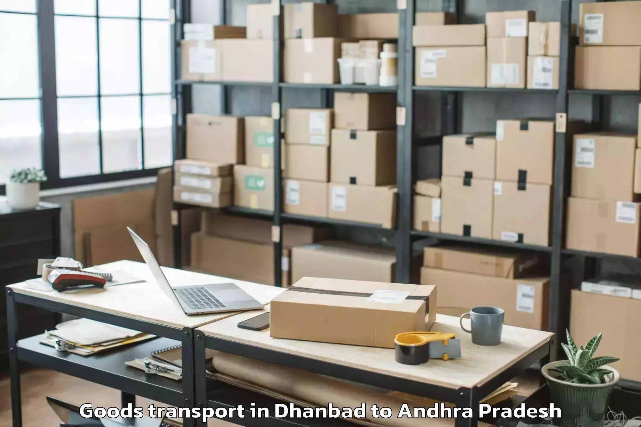 Book Dhanbad to Chejerla Goods Transport